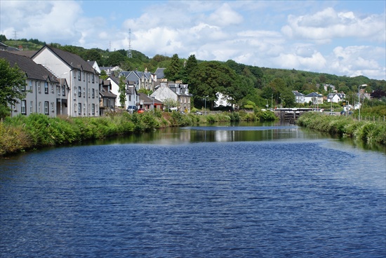 Ardrishaig Locks on the Crinan Canal