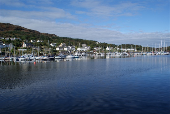 a tarbert harbour view